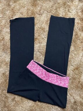 SO‎ Intimates Woman’s Black Y2K 2000s Style Flare Yoga Pants Size Medium